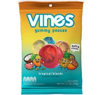 Vines Gummy Peaces Tropical Blends