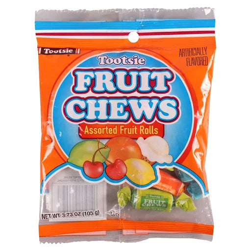 Tootsie Fruit Chews 3.73oz. Bag