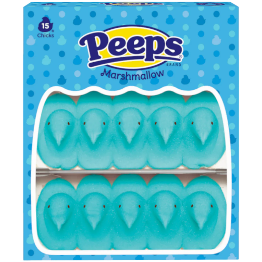 Peeps Marshmallow 15 Blue Chicks