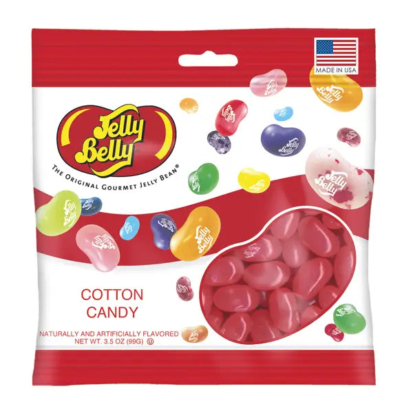 JELLY BELLY PEG BAG - COTTON CANDY