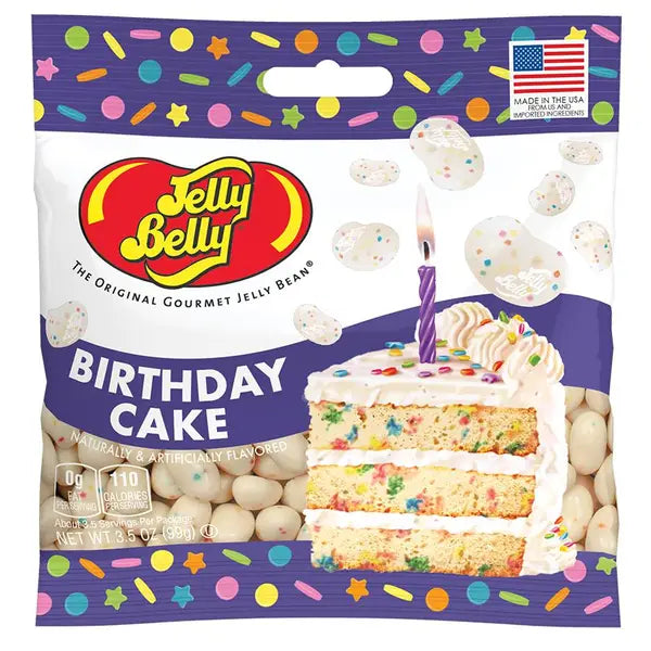 JELLY BELLY PEG BAG - BIRTHDAY CAKE