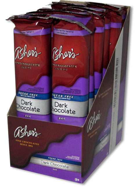 Asher's Sugar Free Chocolate Bar - Dark Chocolate