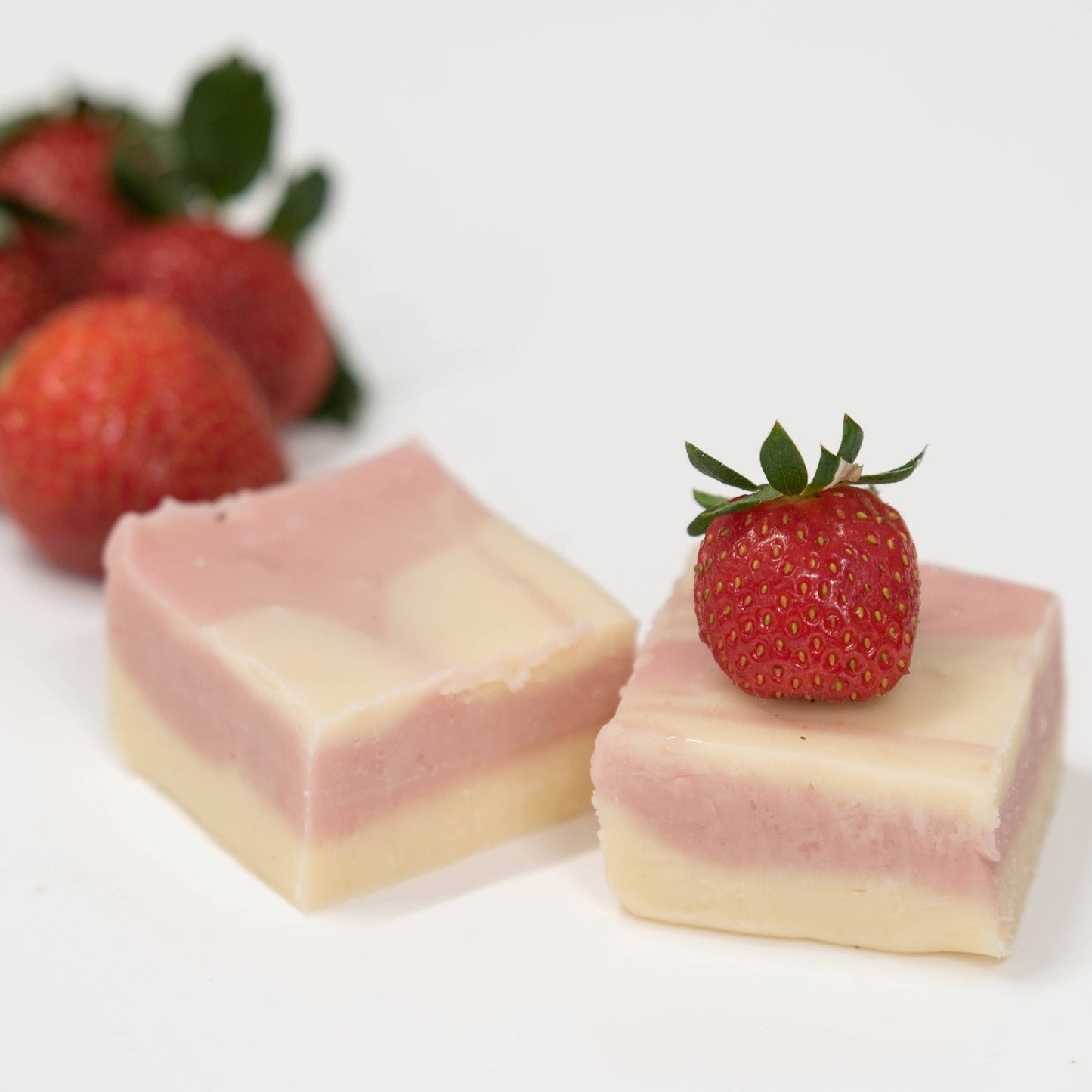 Valley Fudge & Candy - Strawberry Cheesecake Fudge (1/2 lb Package)