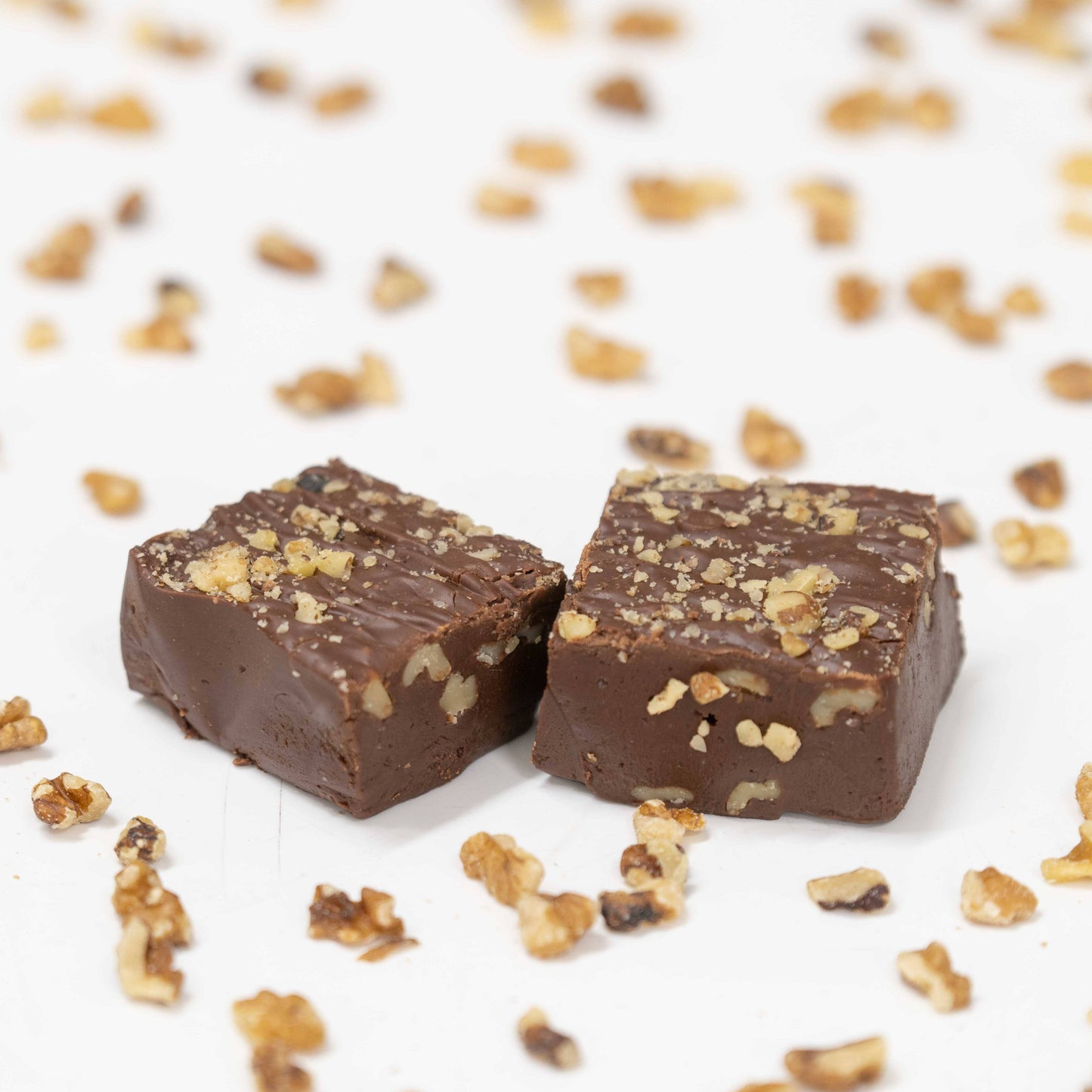 Valley Fudge & Candy - Chocolate Walnut Fudge (1/2 lb Package)