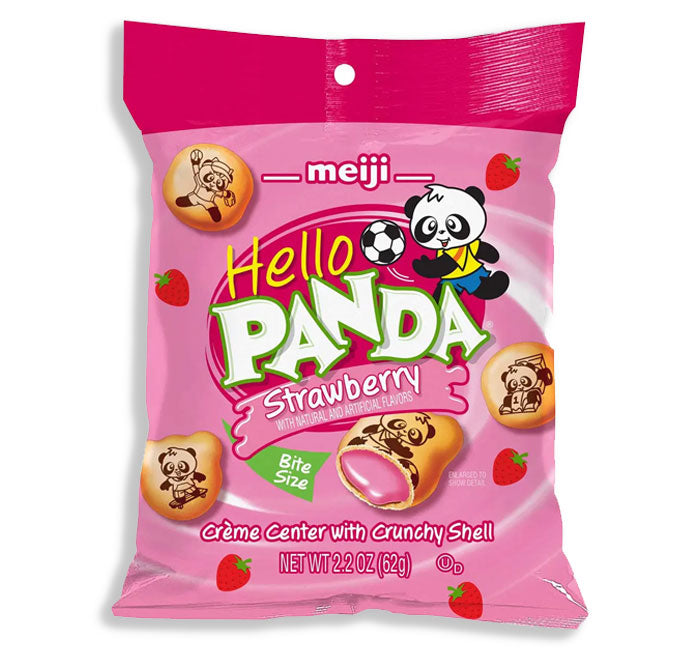 HELLO PANDA PEG BAG - STRAWBERRY