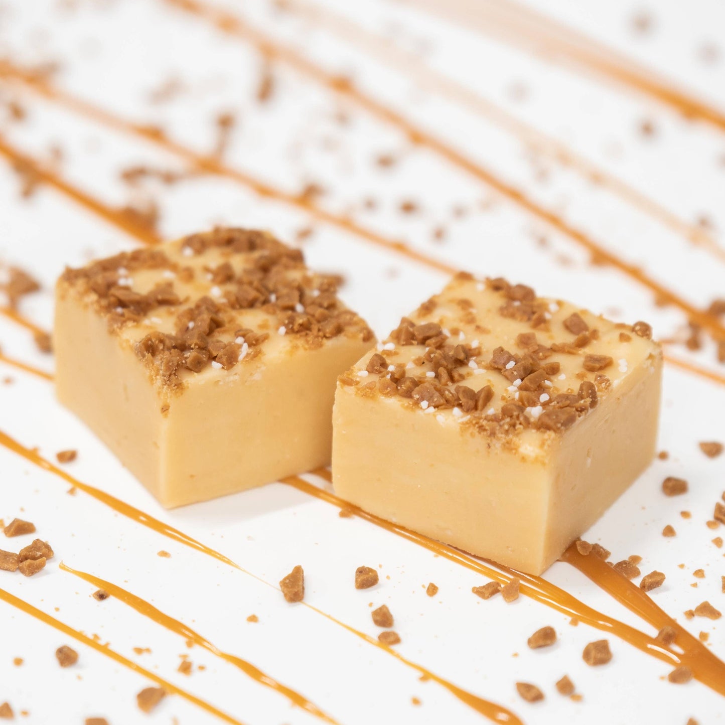 Valley Fudge - Salted Caramel Toffee Fudge (1/2 lb Package)