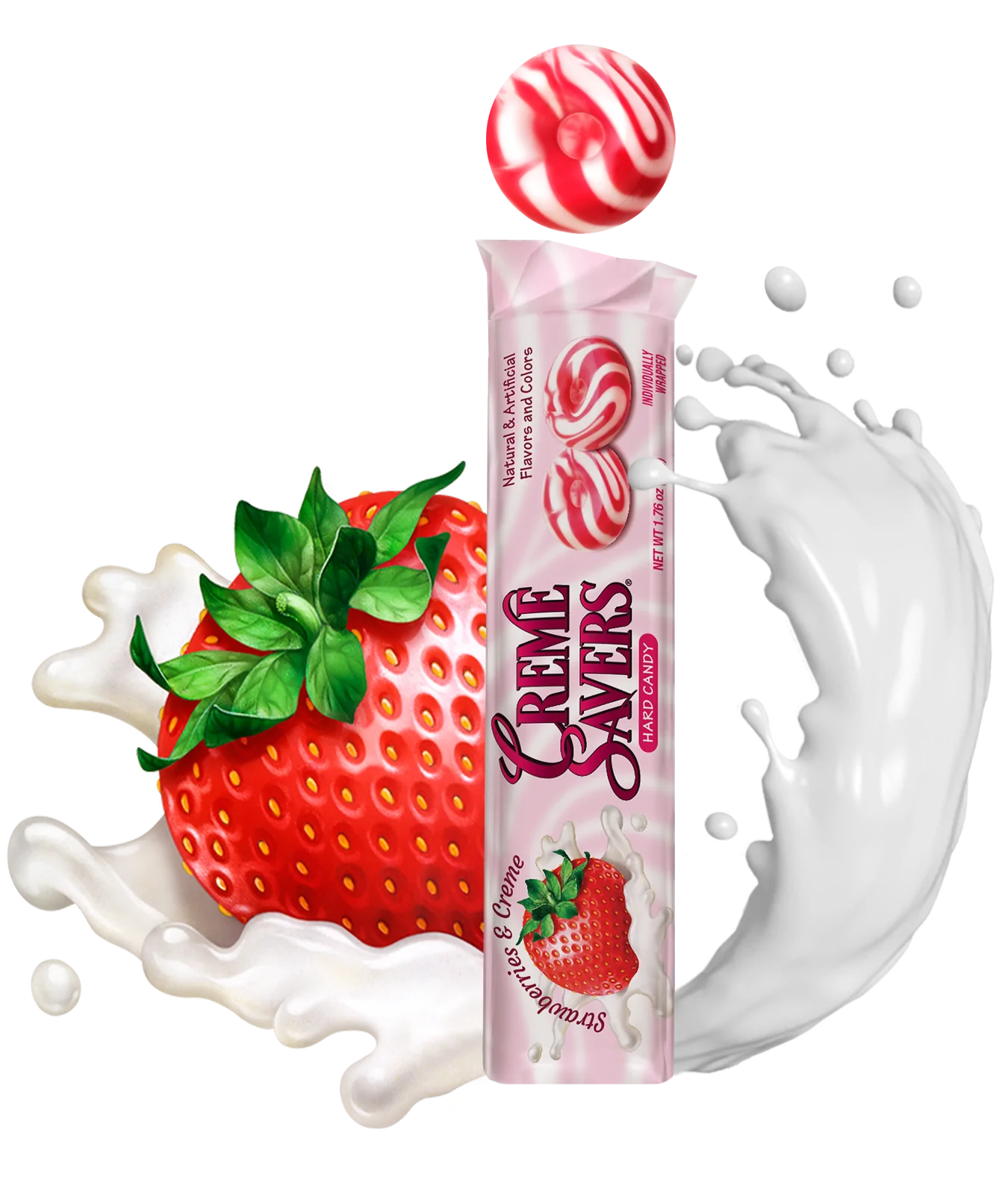 CREME SAVERS ROLLS STRAWBERRY