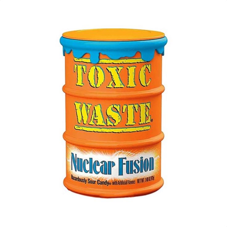 Toxic Waste Nuclear Fusion Sour Candy Drum