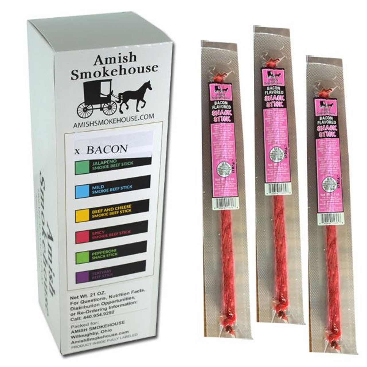 Amish Smokehouse Bacon Snack Stick