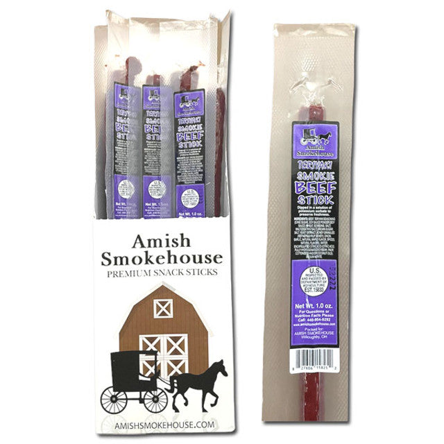 Amish Smokehouse Teriyaki Beef Snack Stick