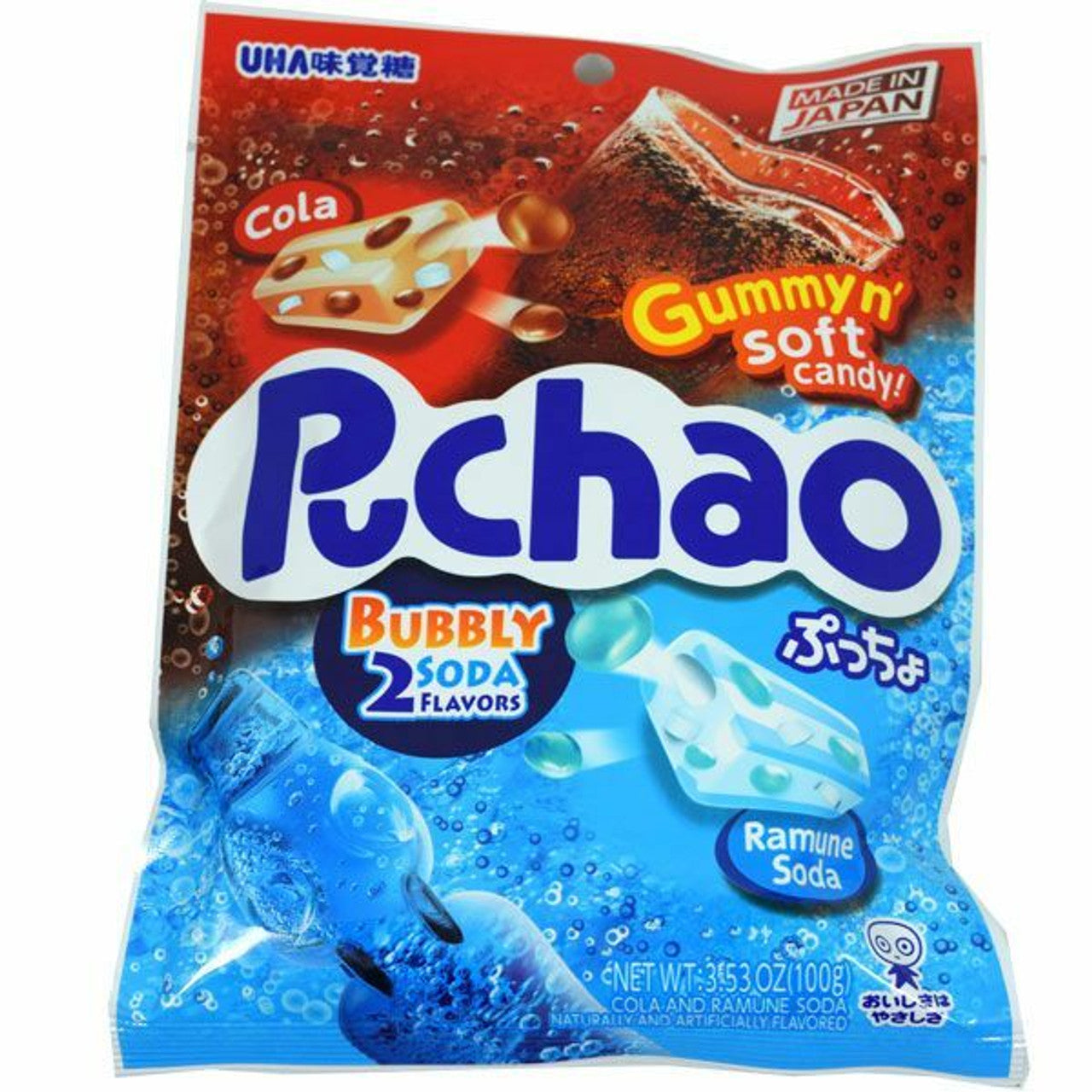 Puchao Cola & Soda Candy 3.53oz Bag