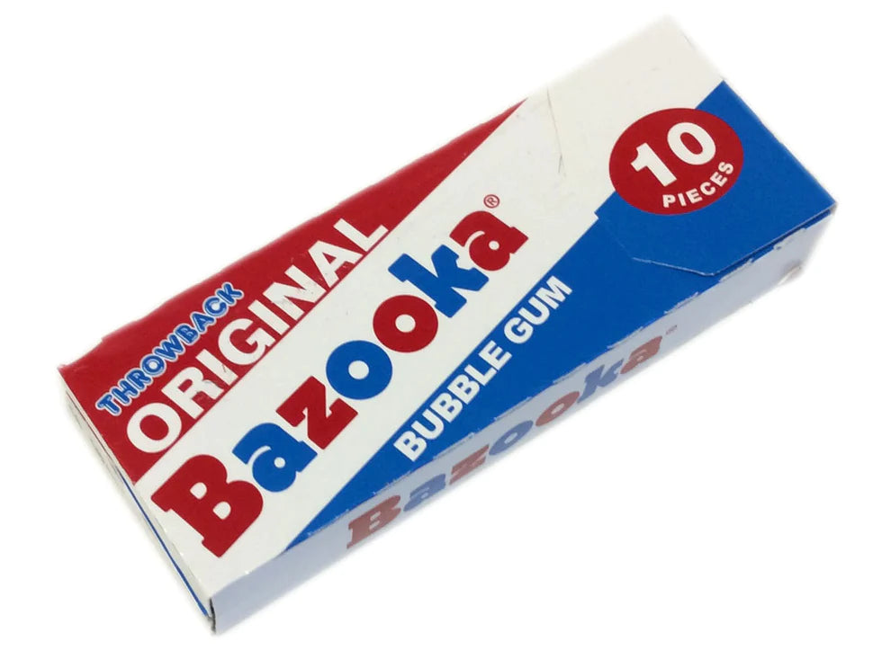 Bazooka Bubble Gum 10 piece Wallet