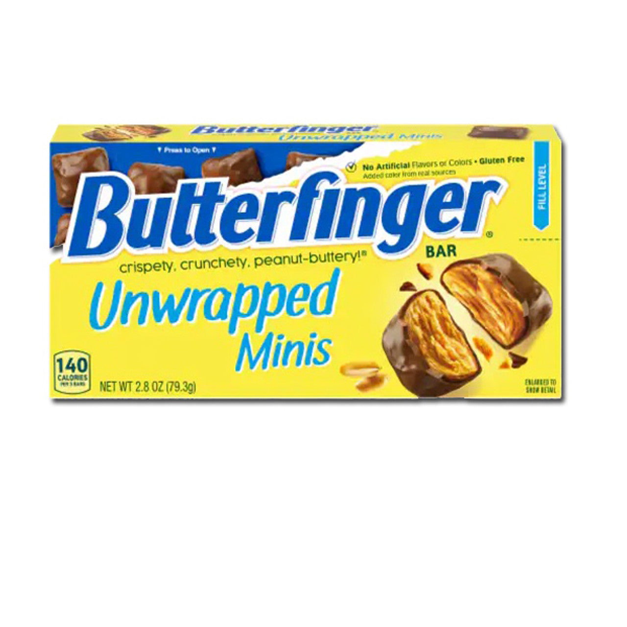 Butter Finger Mini's Unwrapped 2.8oz Theater Box Snack Hut