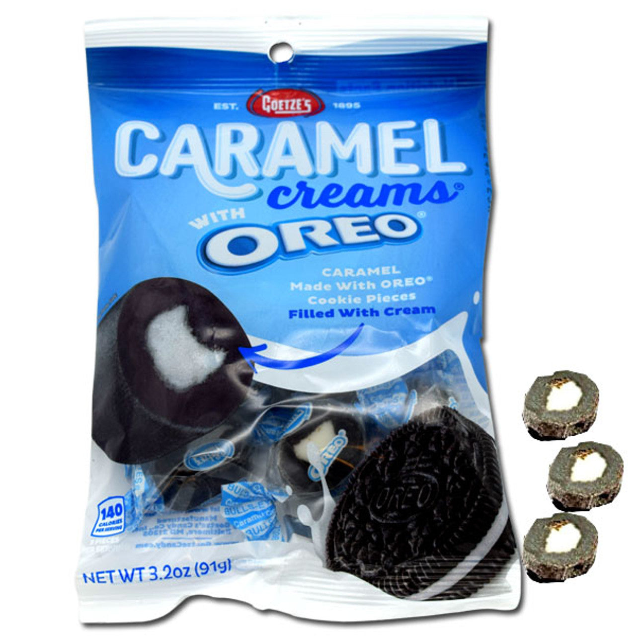 Caramel Creams Oreo 3.2oz Bag