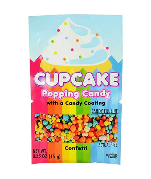 Cupcake Popping Candy with a Candy Coating