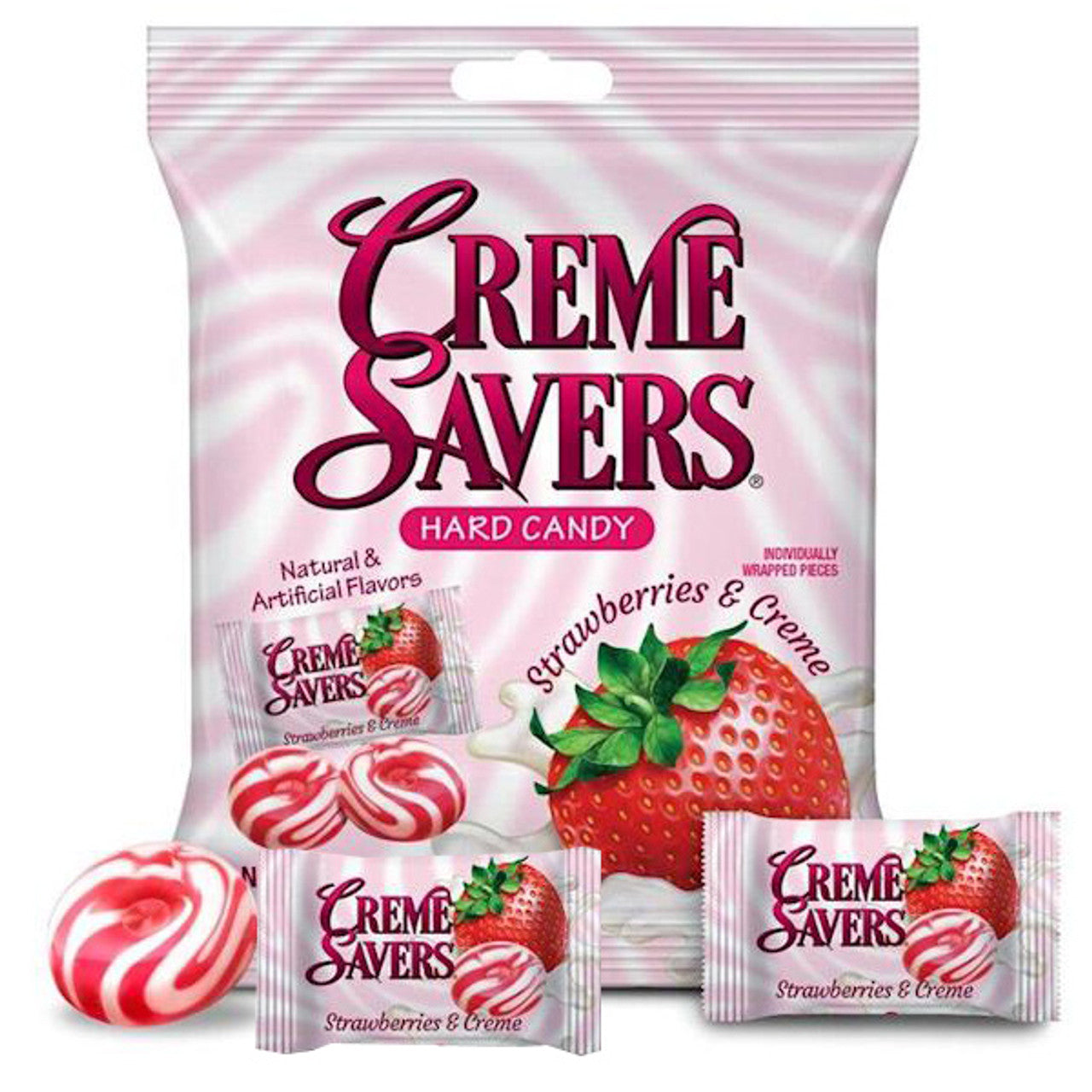 Creme Savers Strawberry Creme 6.25oz Bag