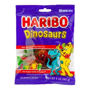Haribo Gummy Dinosaurs 4oz