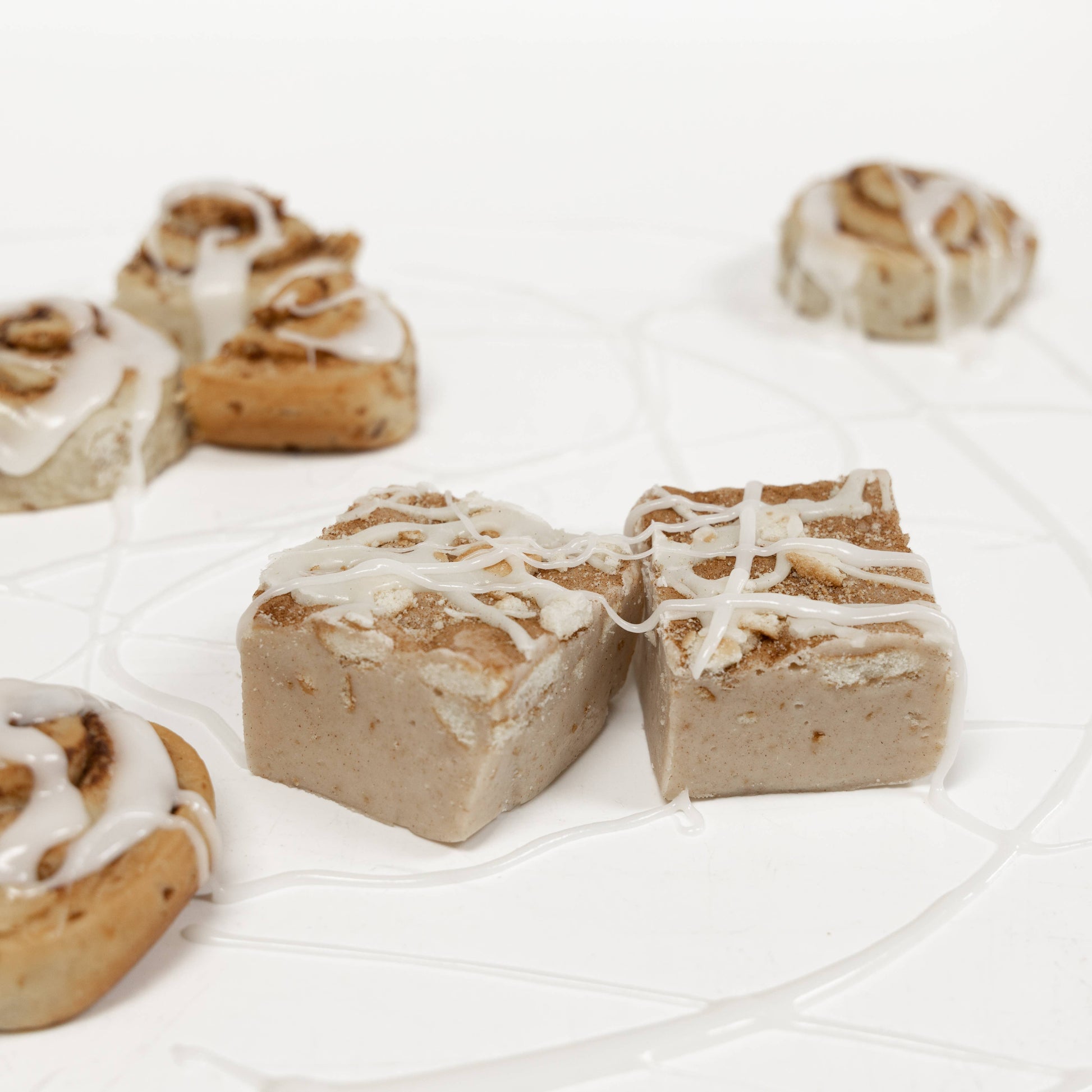 Valley Fudge - Iced Cinnamon Roll Fudge (1/2 lb Package)