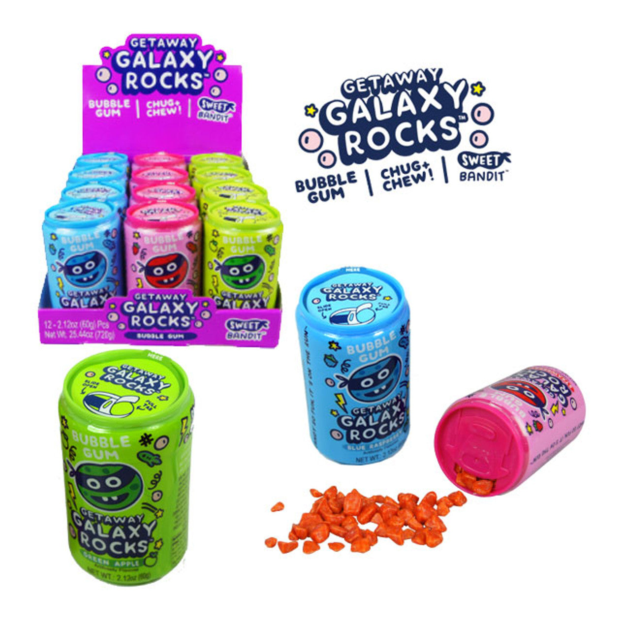 Galaxy Rocks Candy Gum