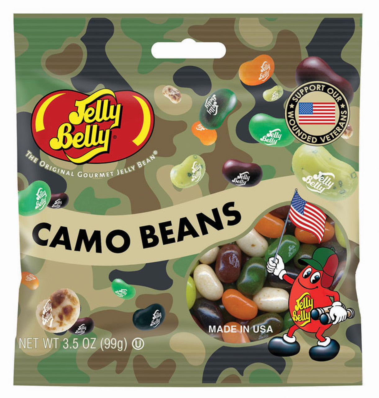 Jelly Belly Camo Jelly Beans 2.8oz Bag