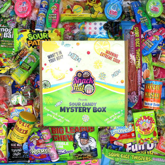 sour candy mystery box front