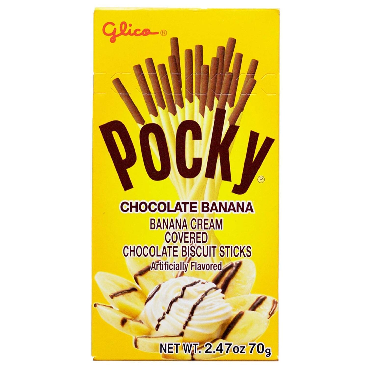 Gilco Pocky Biscuit Sticks - Chocolate Banana - Larger 2.46oz