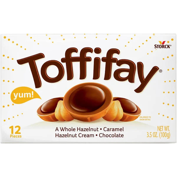 Toffifay Hazelnut Chocolate Caramel Candy 3.5oz Box