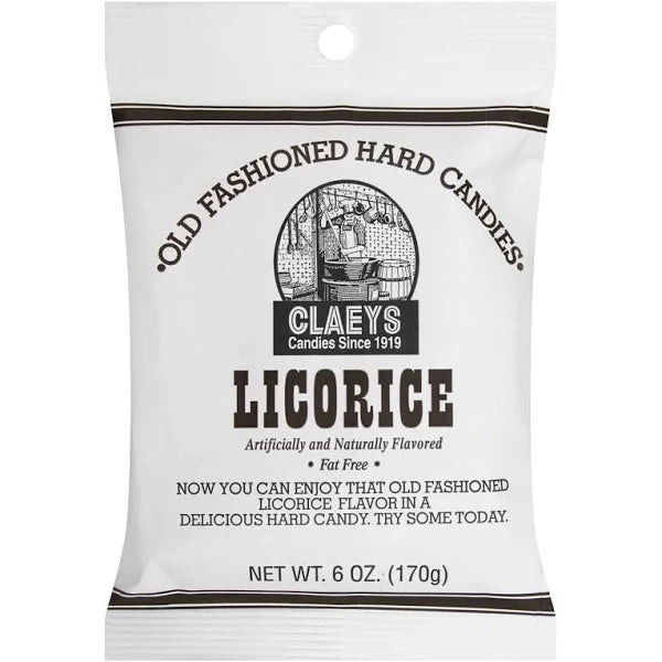 Claeys Hard Candies, Old Fashioned, Licorice - 6 oz