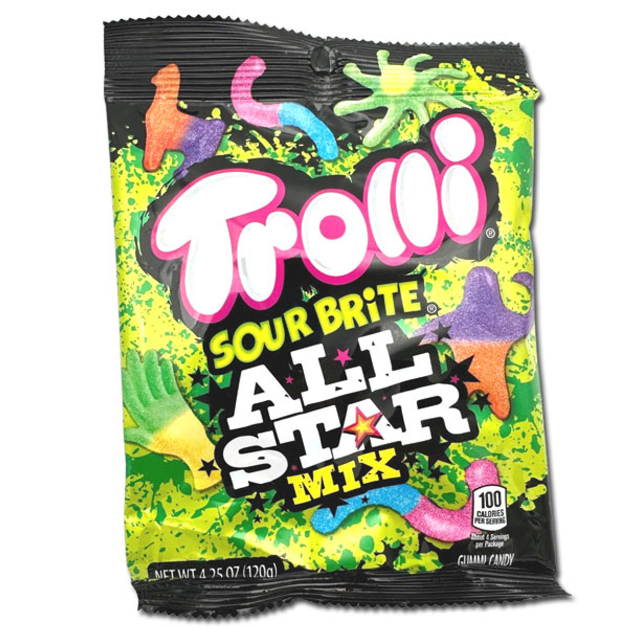 Trolli Sour Brite All Star Gummi Mix 4.25oz