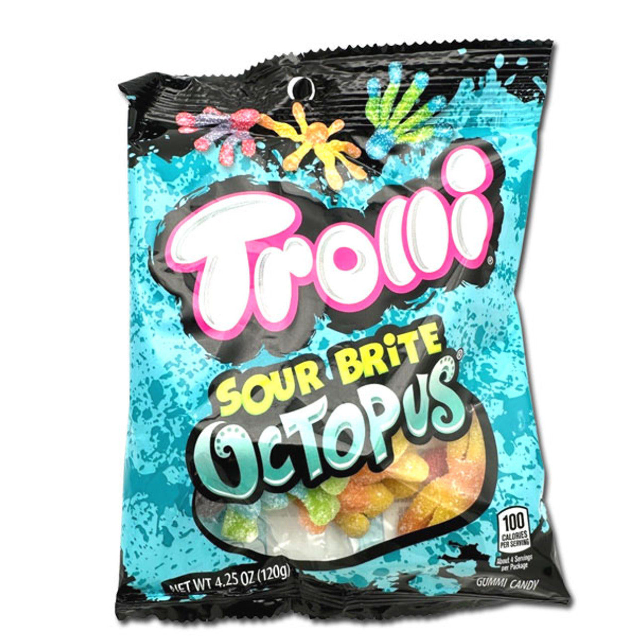 Trolli Sour Brite Gummi Octopus 4.25oz