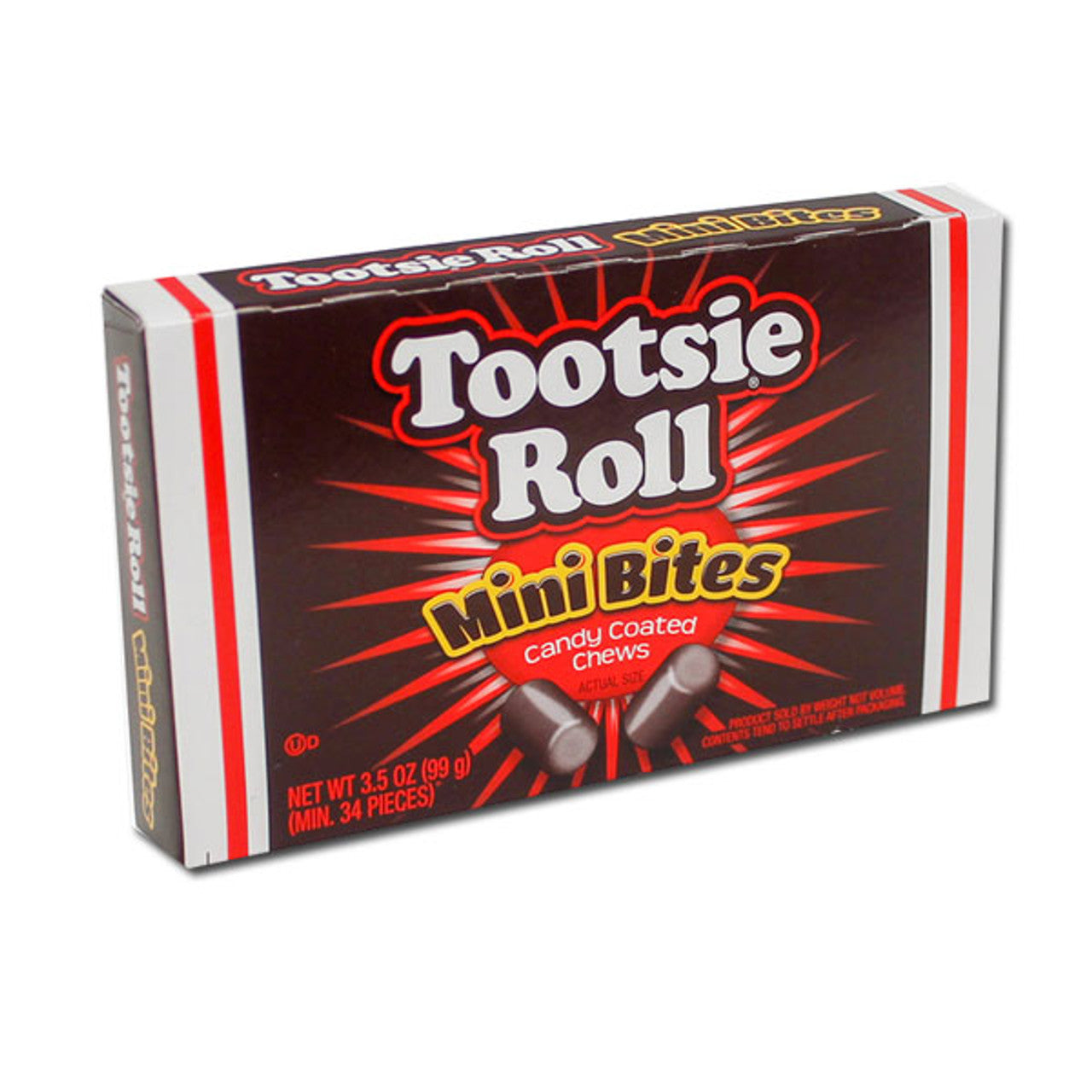 Tootsie Roll Mini Bites Chocolate 3.5oz Box