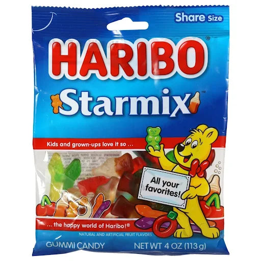 Haribo Starmix Candies, 4 oz. Bag