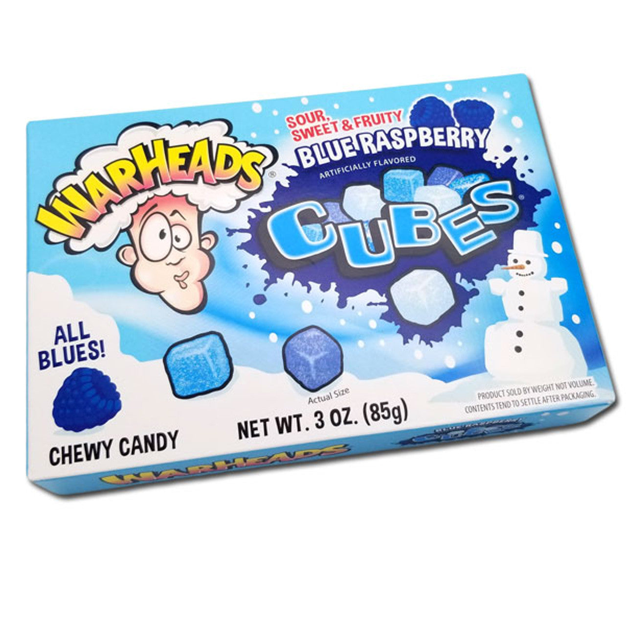 Warheads Blizzard Cubes Candy 3oz