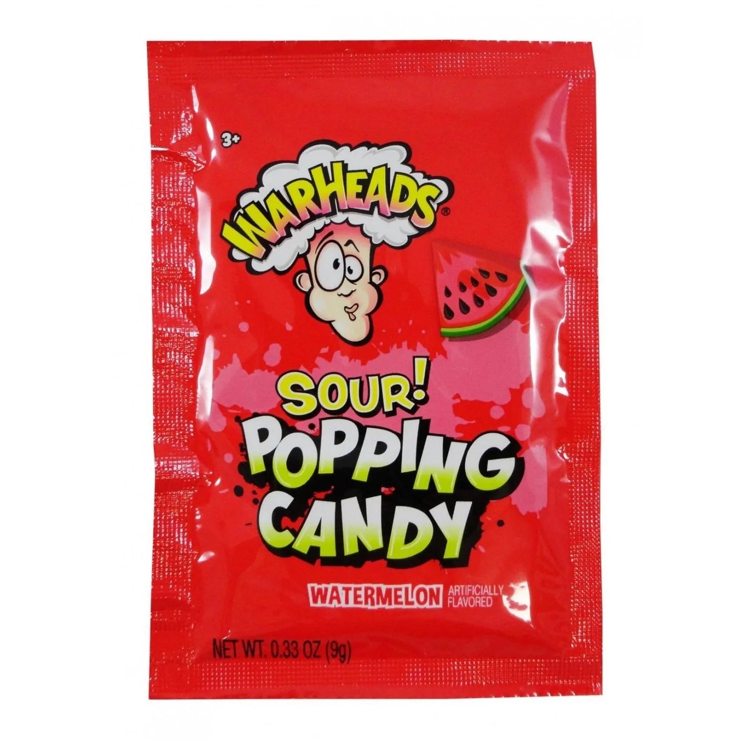 Warheads Sour Popping Candy - Watermelon