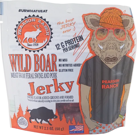 Pearson Wild Boar Jerky 2.1oz Bag